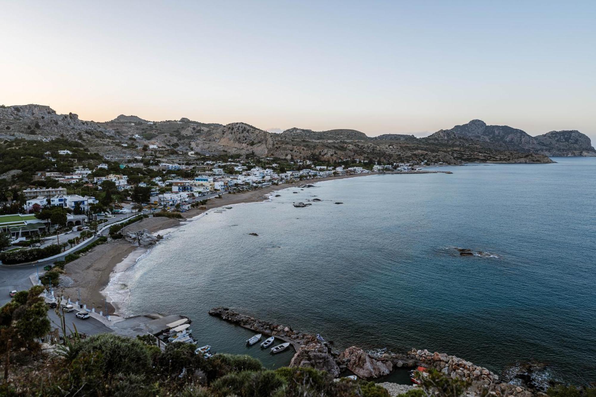 Aegean Sunrise View Villa Archangelos  Exterior photo